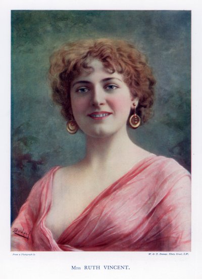 روث فنسنت ، ممثلة ومغنية ، 1901. بواسطة وليام ودانيال داوني