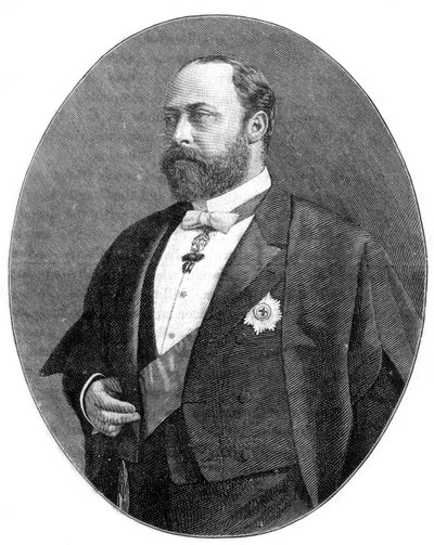 أمير ويلز في أرديةه كمقعد للمعبد الأوسط ، 1900. بواسطة وليام ودانيال داوني