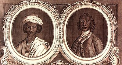 أيوب ، ابن سليمان ديجالو ، الكاهن الأكبر لبوندا في بلد فوت ، أفريقيا ، وويليام أنسا سيساركو ، ابن جون بانيشي كورانتي أويني ، من أنامابو بواسطة وليام باث (بعد) هور