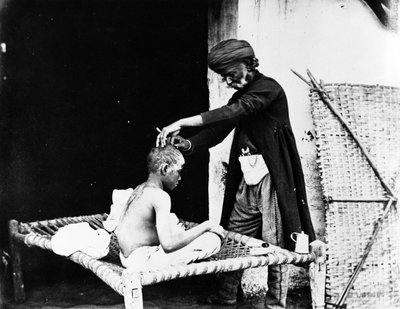الحلاق ، c.1870s بواسطة ويلوبي والاس هوبر