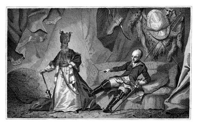 تشارلز الثاني عشر من السويد والوزير الأكبر ، 1709-1713. بواسطة ويلسون