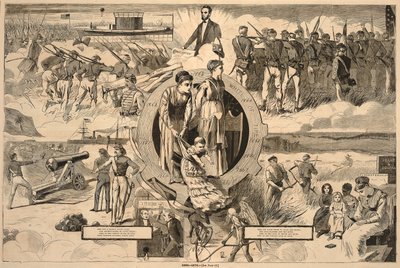 1860-1870، من مجلة هاربر الأسبوعية، 8 يناير 1870 بواسطة وينسلو هومر