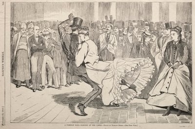 كرة باريسية - الرقص في الكازينو ، 1867. بواسطة وينسلو هومر