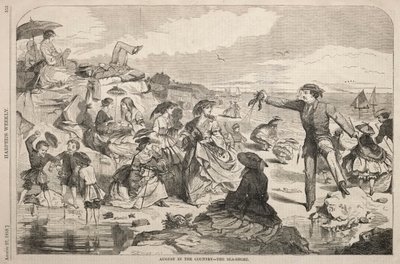 أغسطس في البلد - شاطئ البحر ، 1859. بواسطة وينسلو هومر