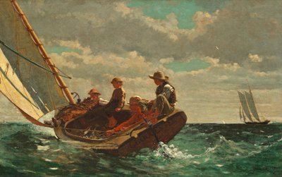 Breezing Up (A Fair Wind) 1873-76 بواسطة وينسلو هومر