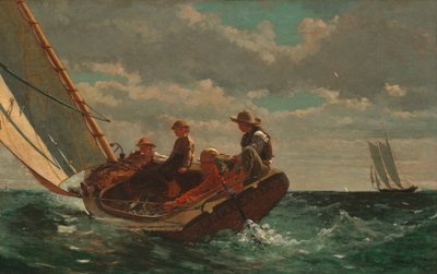 نسيم ريح عادلة ، 1873-1876. بواسطة وينسلو هومر