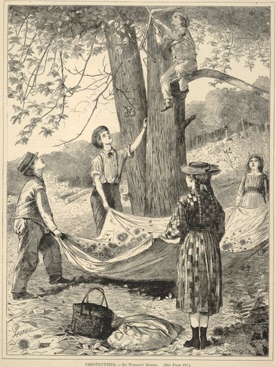تشستناتينج، من كل يوم سبت: مجلة مصورة للقراءة المختارة، 29 أكتوبر، 1870 بواسطة وينسلو هومر