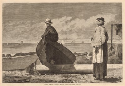 مجيء أبي! ، نُشر عام 1873. بواسطة وينسلو هومر