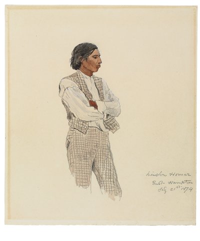 ديفيد Pharohh ، The Last of the Montauks ، 1874 بواسطة وينسلو هومر