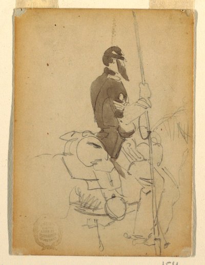 رسم، خيالة خيالة، 1862 بواسطة وينسلو هومر