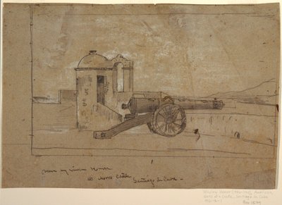 رسم، دراسة لـ "كشاف، مدخل الميناء، سانتياغو دي كوبا، 1885 بواسطة وينسلو هومر
