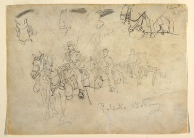 رسم، بطارية تالبوتس، 1862 بواسطة وينسلو هومر