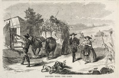 القيادة إلى المنزل الذرة ، 1858. بواسطة وينسلو هومر