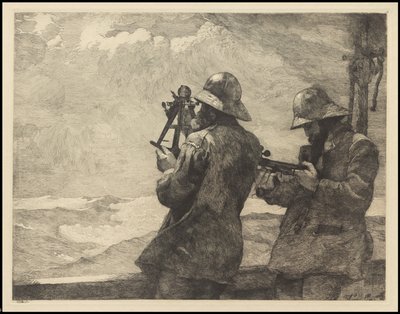ثمانية أجراس ، 1887 ، ربما طبعت ج .1940 بواسطة وينسلو هومر