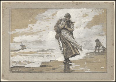 فيشر جيرل نت نت 1882 بواسطة وينسلو هومر