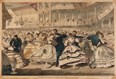 الحفل الروسي العظيم في أكاديمية الموسيقى - 5 نوفمبر، 1863 بواسطة وينسلو هومر
