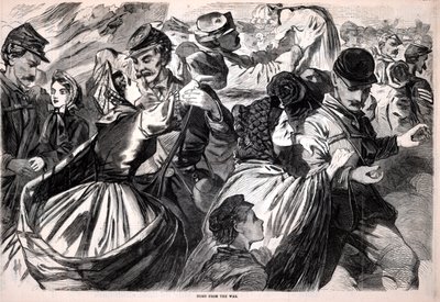 العودة للوطن من الحرب، من مجلة هاربر الأسبوعية، 13 يوليو 1863 بواسطة وينسلو هومر