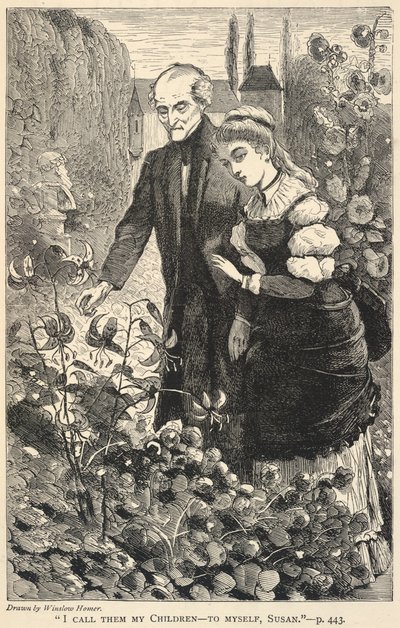 "أنا أسميهم أبنائي - لنفسي، سوزان."، من مجلة "ذا جالاكسي"، أكتوبر 1869 بواسطة وينسلو هومر