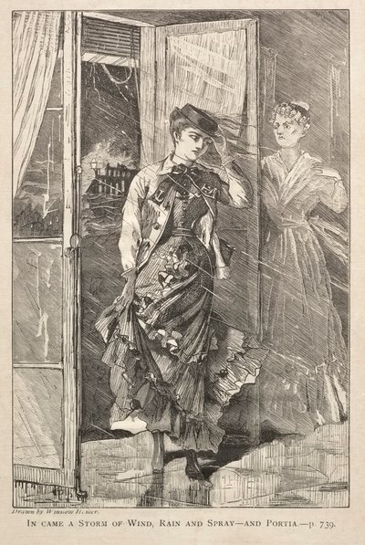 في عاصفة من الرياح والأمطار والرذاذ - وبورتيا ، 1869. بواسطة وينسلو هومر