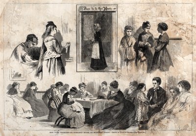 نيويورك الخيرية - بيت سانت بارناباس ، 304 شارع مولبيري ، 1874. بواسطة وينسلو هومر