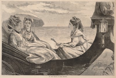 على الشاطئ في لونغ برانش، من هاربر بازار، 3 سبتمبر 1870 بواسطة وينسلو هومر