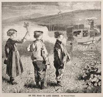 على الطريق إلى بحيرة جورج 1869. بواسطة وينسلو هومر