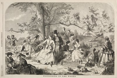 الالتقاط في الغابة ، 1858. بواسطة وينسلو هومر