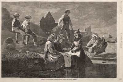 انظر Saw - Gloucester ، Massachusetts ، 1874. بواسطة وينسلو هومر