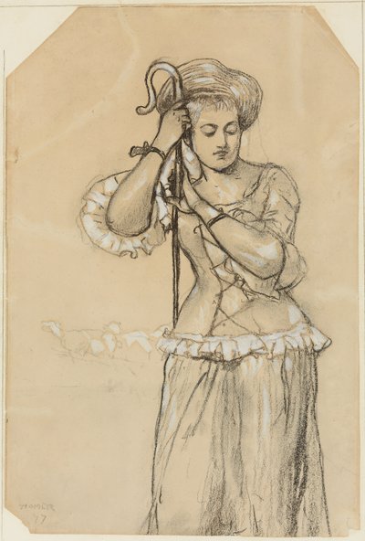 الراعية ، 1877 بواسطة وينسلو هومر