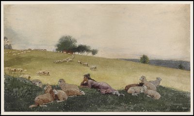 راعية مزرعة هوتون ، 1878 بواسطة وينسلو هومر