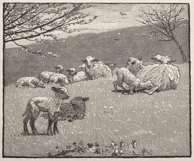 خروف الربيع ، 1880. بواسطة وينسلو هومر