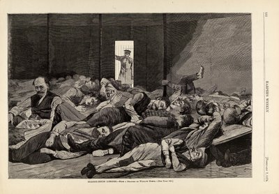نُزلاء المحطة، من مجلة هاربر الأسبوعية، 7 فبراير 1874 بواسطة وينسلو هومر