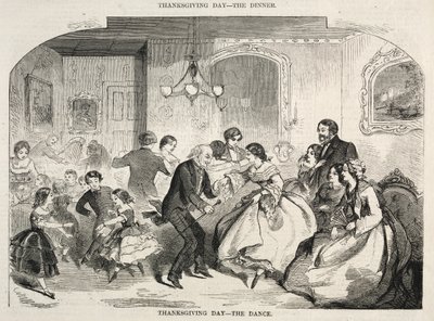 عيد الشكر - الرقص ، 1858. بواسطة وينسلو هومر