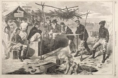 عيد الشكر في المعسكر ، 1862. بواسطة وينسلو هومر