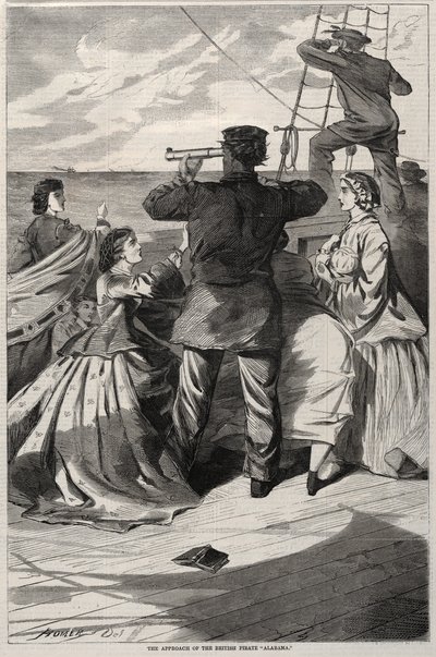 نهج القراصنة البريطانيين ألاباما ، 1863. بواسطة وينسلو هومر