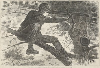 جيش بوتوماك - مطلق النار الحاد في Picket Duty ، 15 نوفمبر 1862 (نقش الخشب) بواسطة وينسلو هومر