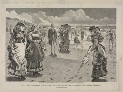 الشاطئ في لونج برانش ، 1869. بواسطة وينسلو هومر