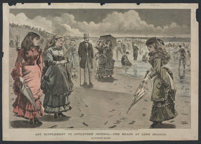 الشاطئ في لونج برانش ، 1869. بواسطة وينسلو هومر