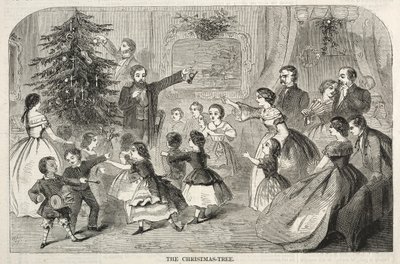 شجرة عيد الميلاد ، 1858. بواسطة وينسلو هومر