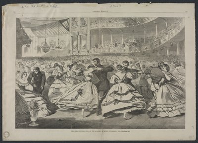 الحفل الروسي العظيم بأكاديمية الموسيقى، 5 نوفمبر 1863، 5 نوفمبر 1863 بواسطة وينسلو هومر