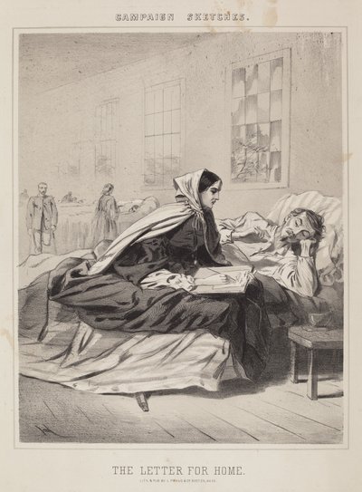 اسكتشات حملة الرسالة للمنزل. بواسطة وينسلو هومر