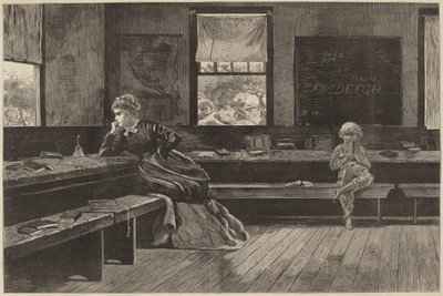 The Noon Recess ، تم نشره عام 1873. بواسطة وينسلو هومر