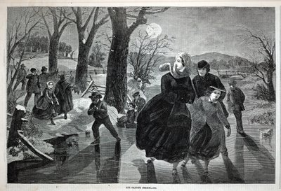 موسم التزلج - 1862، من مجلة هاربر الأسبوعية، 18 يناير 1862 بواسطة وينسلو هومر