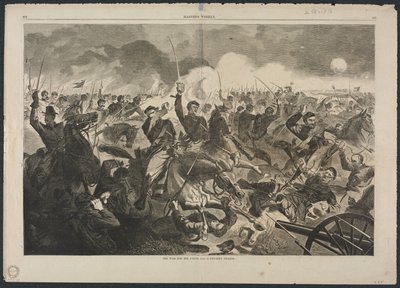 حرب الاتحاد ، 1862 - تهمة سلاح الفرسان ، 1862. بواسطة وينسلو هومر