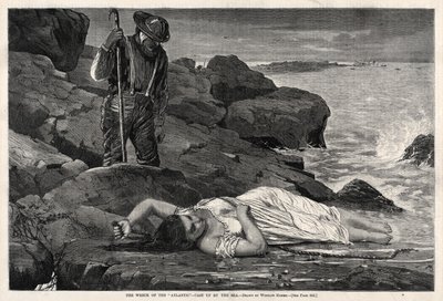 حطام المحيط الأطلسي - مصبوع عن طريق البحر ، 1873. بواسطة وينسلو هومر
