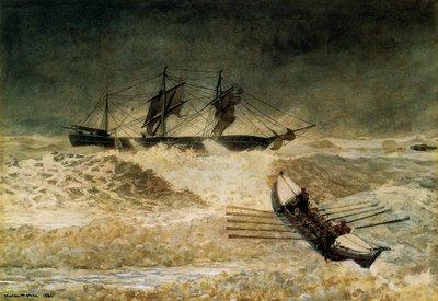 حطام سحابة الحديد ، 1881 بواسطة وينسلو هومر