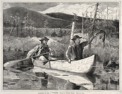 محاصرة في آديرونداكس ، 1870. بواسطة وينسلو هومر