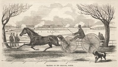الهرولة على سد الطاحونة ، بوسطن ، 1859. بواسطة وينسلو هومر