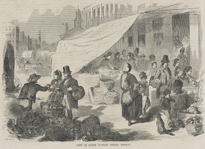 View in South Market Street, Boston بواسطة وينسلو هومر