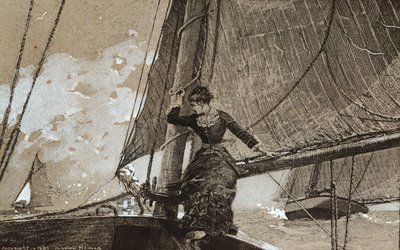 فتاة اليخوت ، 1880 بواسطة وينسلو هومر